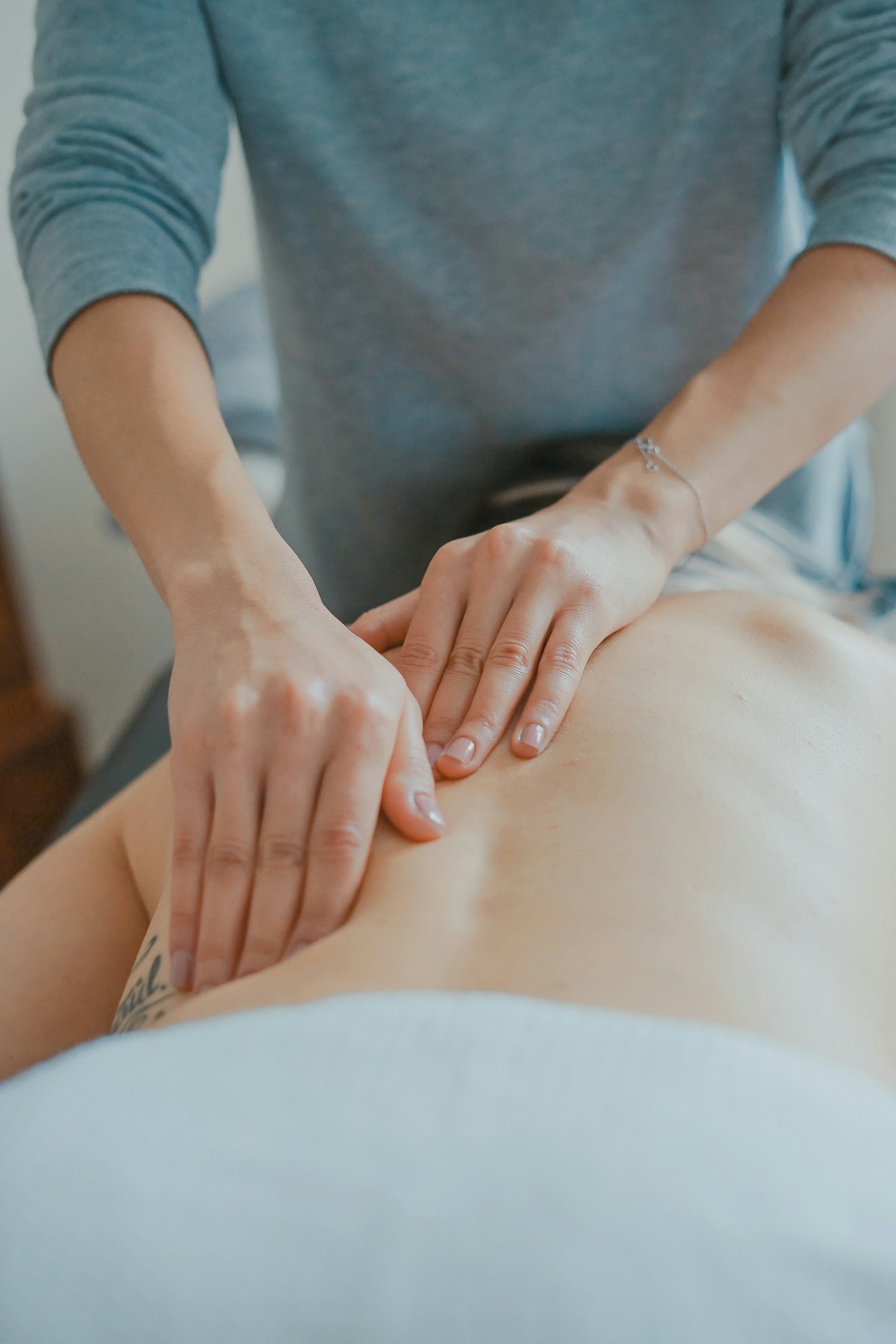 A serene feminine wellness atmosphere